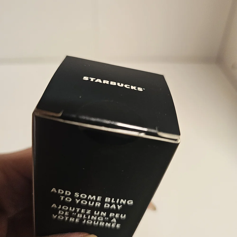 NEW Starbucks Soft Touch Studded Pink "Lemonade" Keychain - Picture 3 of 4